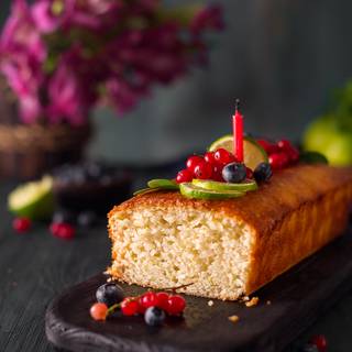 vegan Lemon Cake with Barley Flour