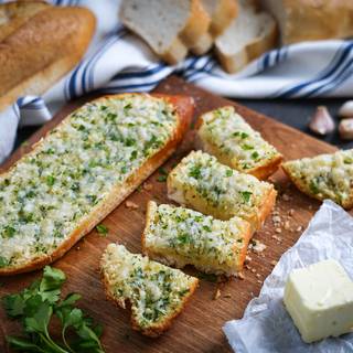 Buttery Garlic Bread with Parmesan Cheese
