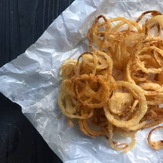 Your crispy fried onions are read to enjoy.