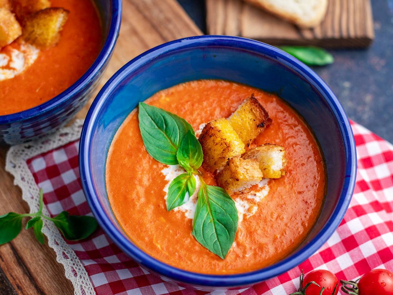 Homemade Roasted Tomato Soup