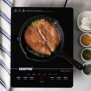 Heat butter in a saucepan on medium-high heat. Cook chicken until both sides golden.