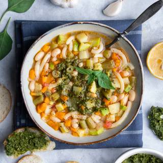 Vegetable soup au pistou