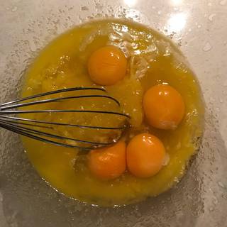 Beat the sugar and butter with a hand beater until combine. Add the eggs and vanilla extract beat the mixture to combine.