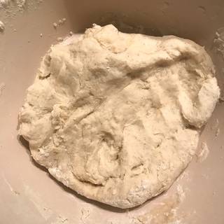 knead the dough with your hands until the dough is smooth and elastic about 5 minutes.