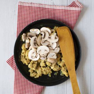 Add chopped mushrooms to the mixture and sauté until are tender.