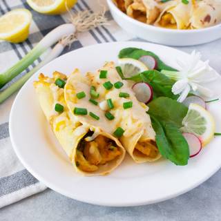 Chicken and Mushroom Crepe Recipe