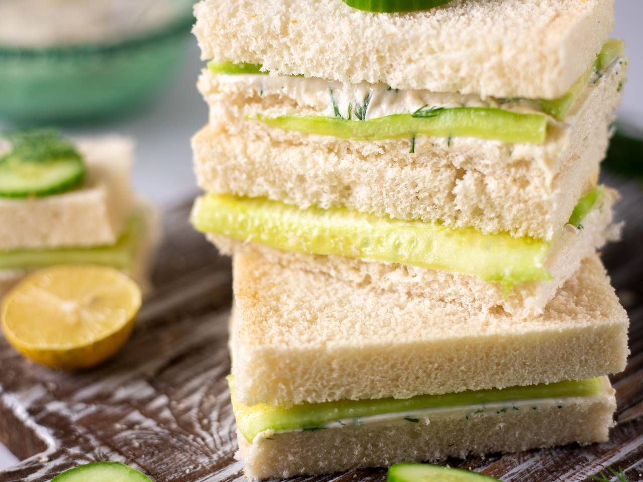 Cucumber and Dill Sandwiches