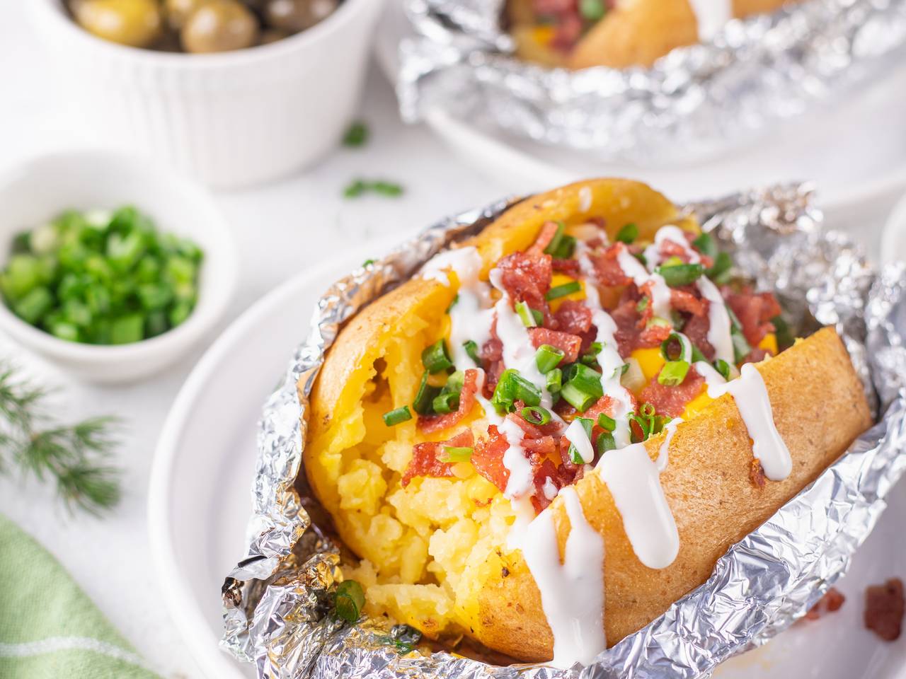 Baked Potatoes in Foil 