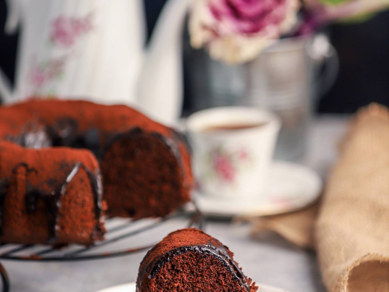 The Perfect Dairy-free Chocolate Cake