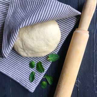 Now your homemade pizza dough is ready to enjoy.