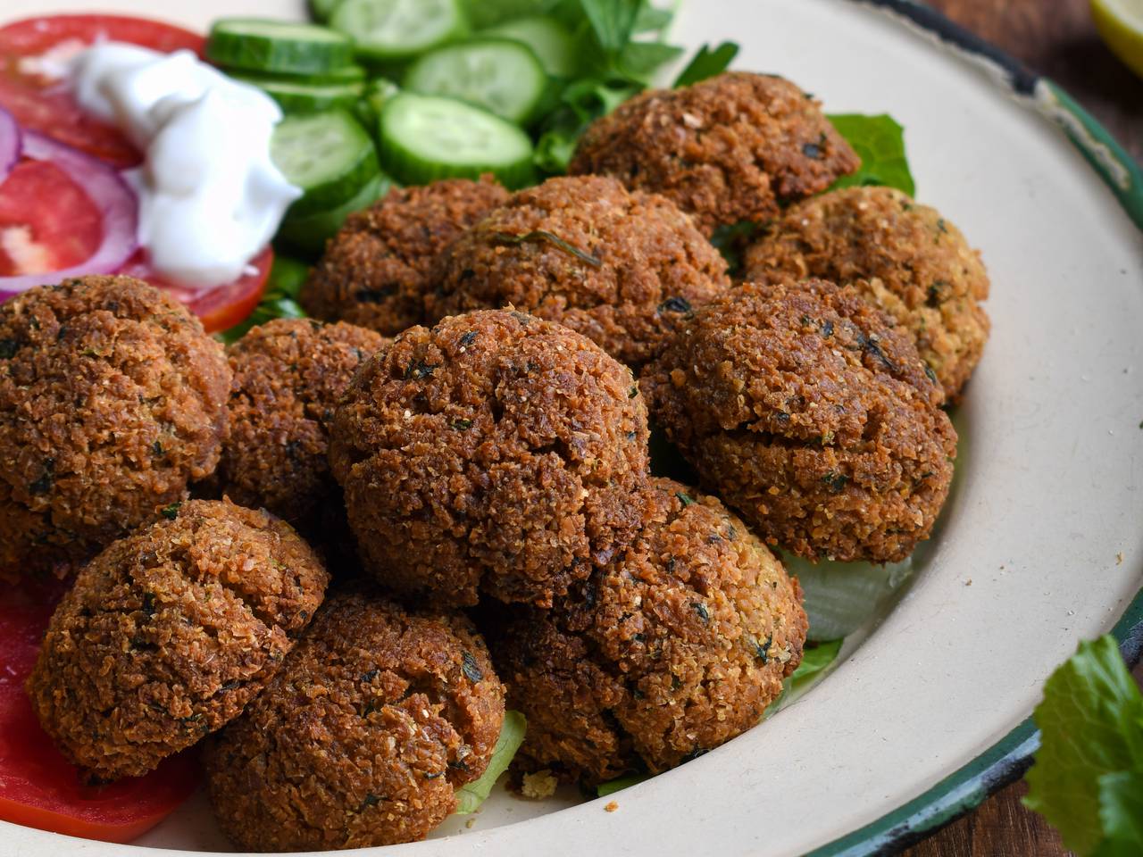 Crispy Baked Falafel Recipe