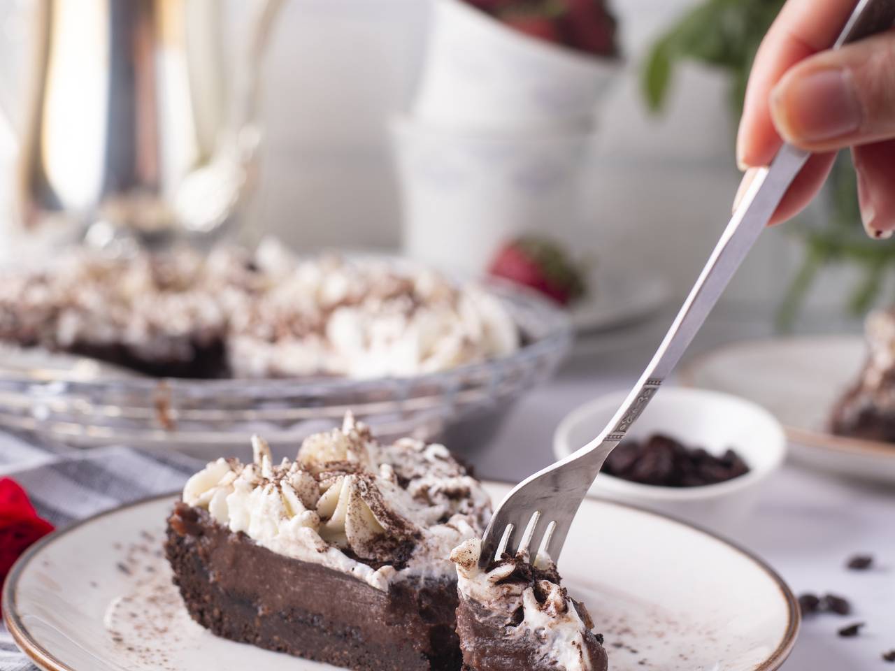 Chocolate Cream Pie with Oreo Crust