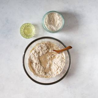 In a large mixing bowl, combine flour and salt. Once the yeast is proofed, add the olive oil, flour, and salt and stir to combine. The dough will start to form a non-sticky ball