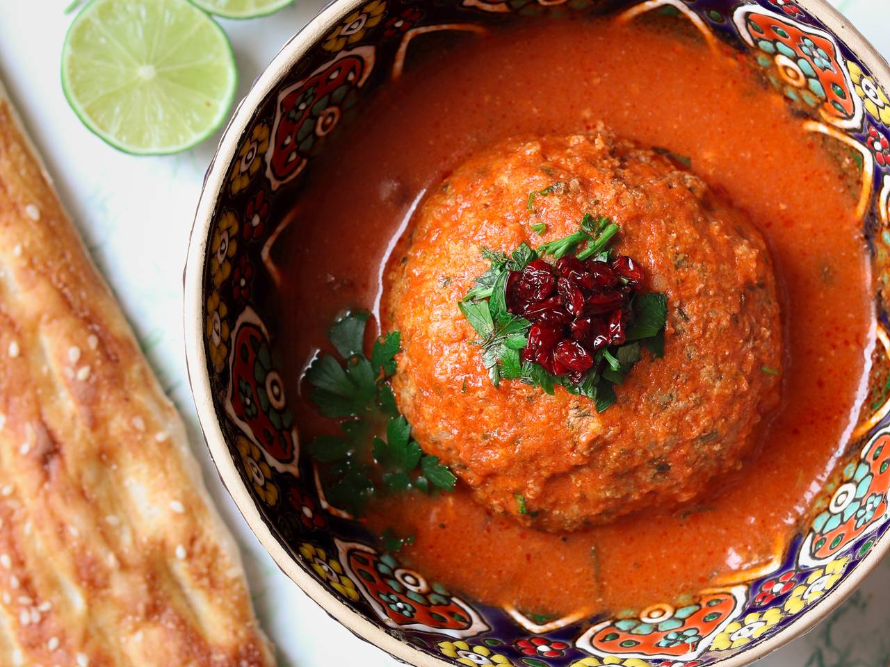 Preparation of Koofteh Tabrizi Persian Meatballs Recipe