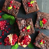 Pomegranate Brownies Recipe