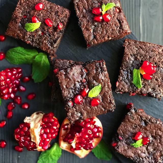 Pomegranate Brownies Recipe by golzar
