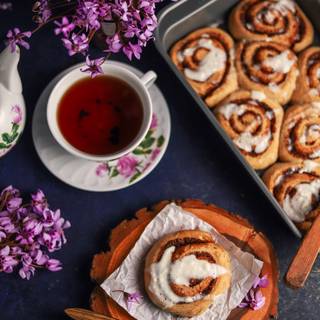 Make some cinnamon tea and enjoy it with your cinnamon rolls.