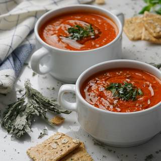 This soup will taste amazing with toasted cheese bread.