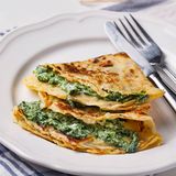 Spinach and Cheese Crepe Recipe