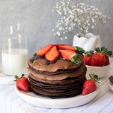 Best Homemade Fluffy Chocolate Pancakes Recipe